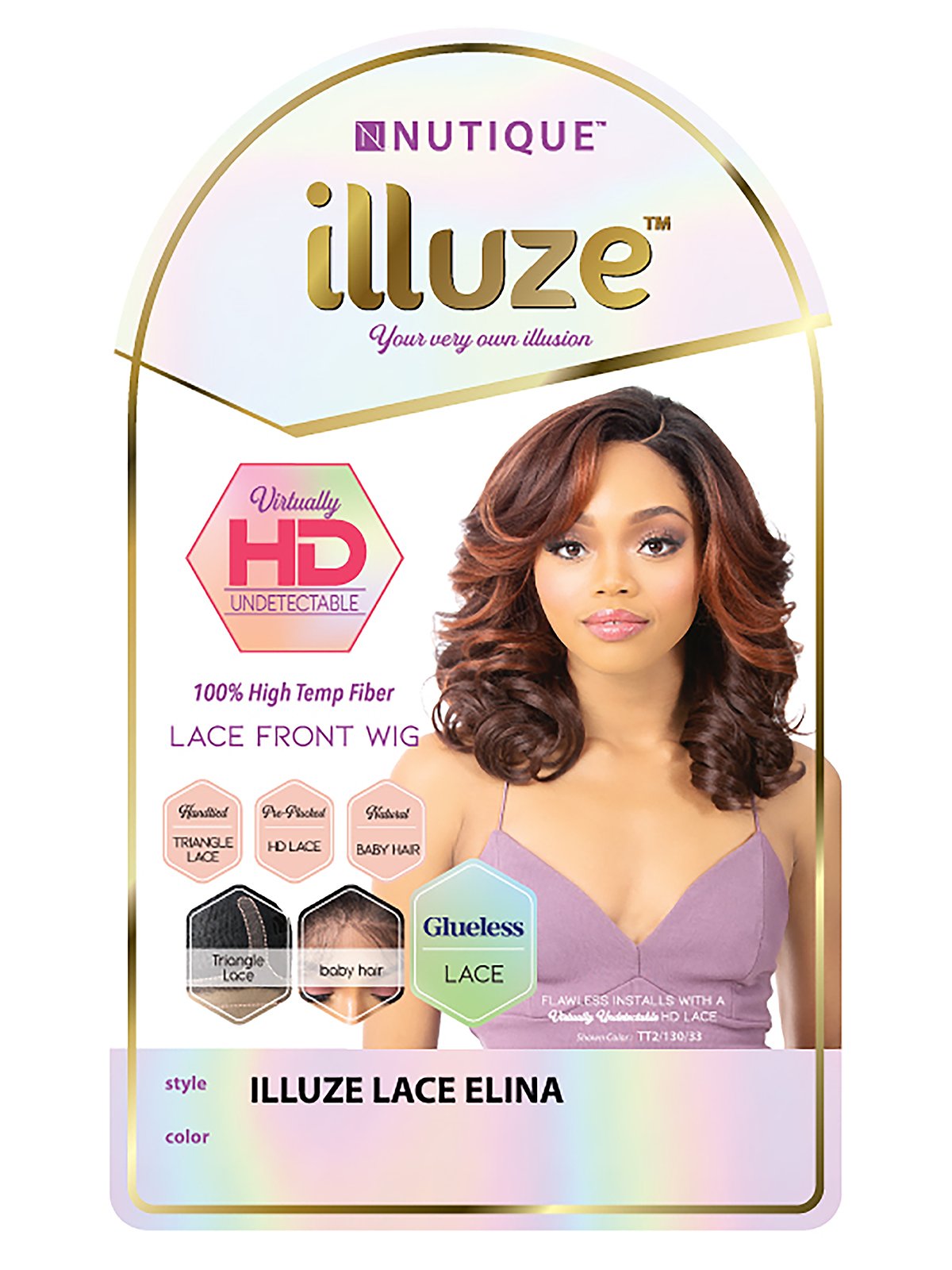 It's a Wig - Nutique Illuze HD lace Front Wig Synthetic Hair ELINA