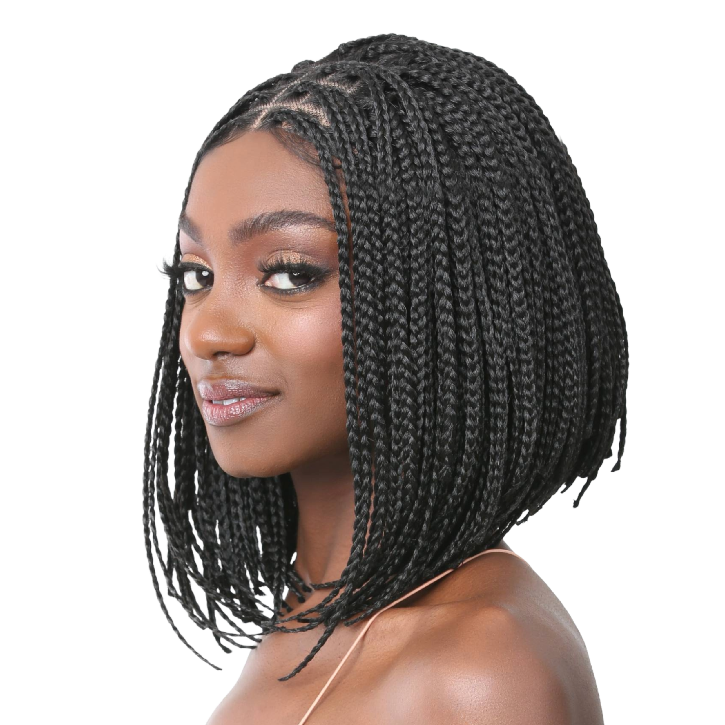 It's a Wig Illuze Glueless HD 4x4 Lace Frontal Wig QUEEN BOX BRAID
