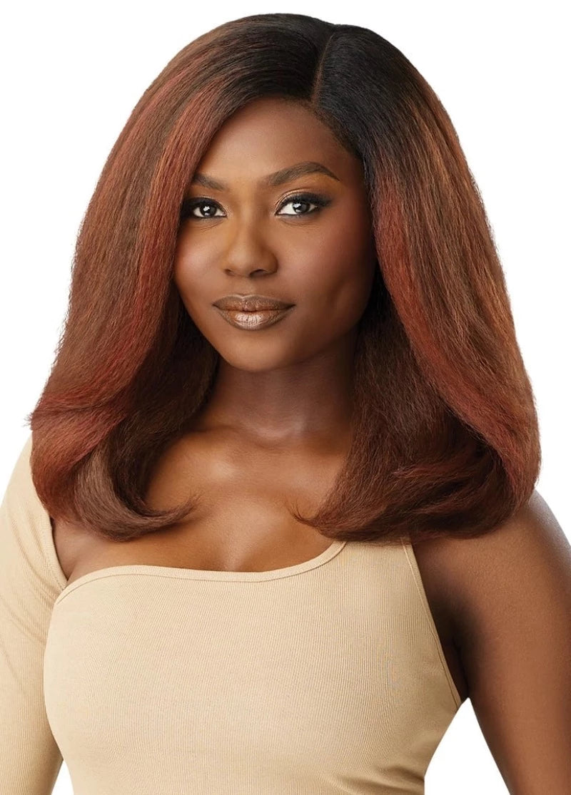 Outre Melted Hairline Synthetic Hair Glueless 5" Deep Part HD Lace Front Wig SAMIRA