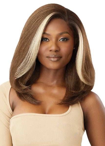 Outre Melted Hairline Synthetic Hair Glueless 5" Deep Part HD Lace Front Wig SAMIRA