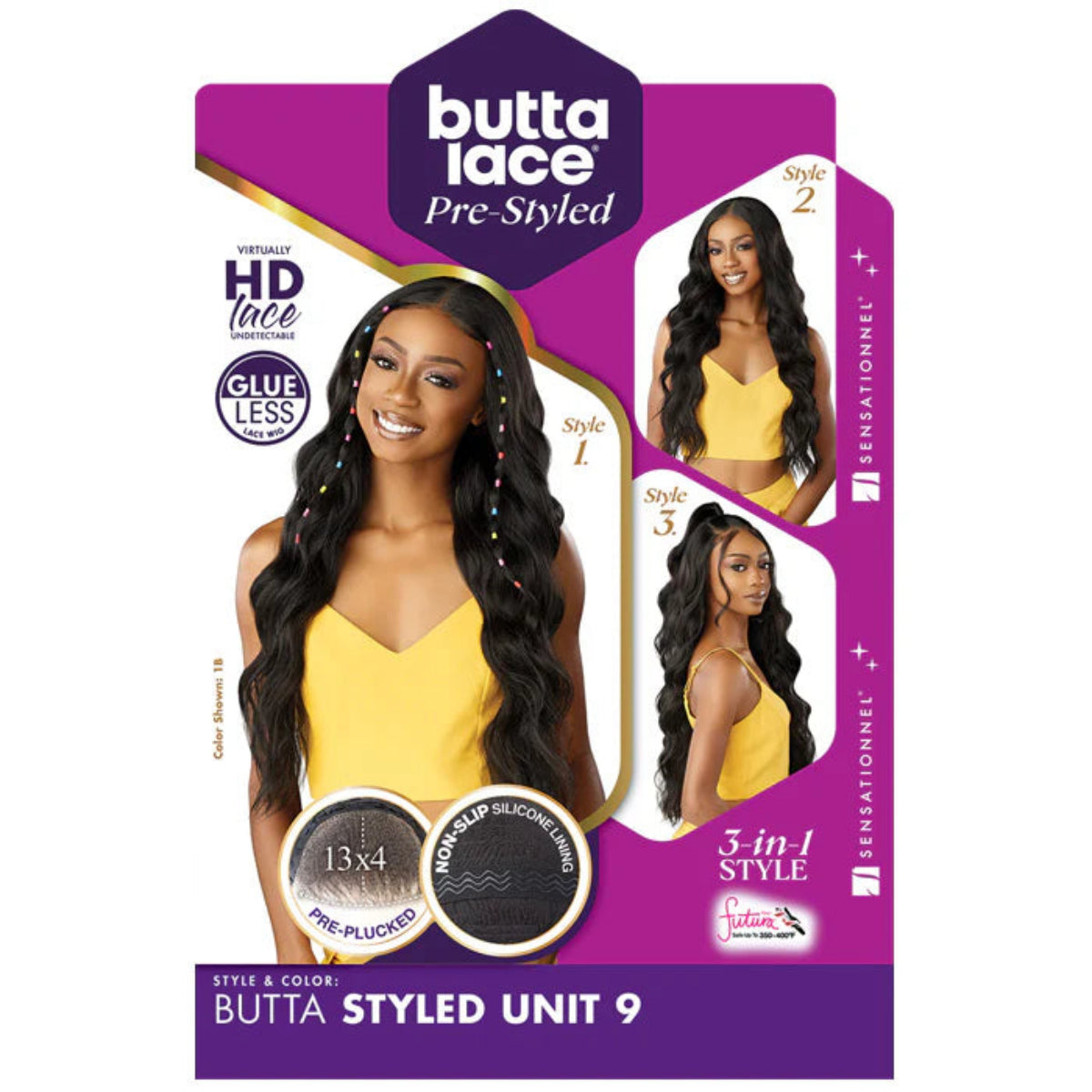 Sensationnel Butta Lace Pre-Styled Glueless 13x4 HD Lace Front Wig BUTTA STYLED UNIT 9