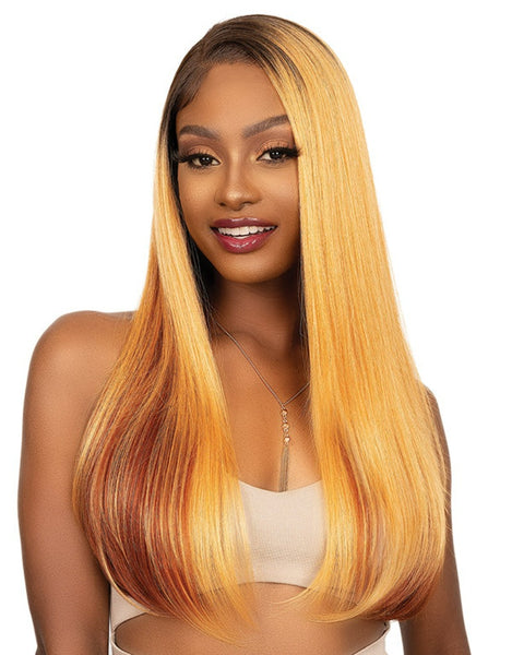 Janet Collection Melt Glueless Human Hair Mix 360 HD 13x6 Frontal Lace Wig APIA