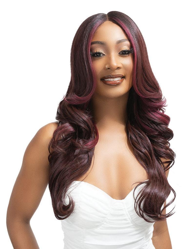 Janet Collection Melt Glueless 100% Human Hair Blend HD 360 Lace 13x6 Front Wig LYRA