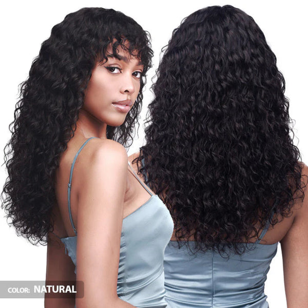 Bobbi Boss 100% Unprocessed Human Hair Full Wig MH1396 WET & WAVY SANDRA