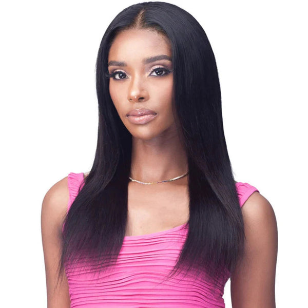 Bobbi Boss 100% Unprocessed Human Hair 13x4 Pre-Plucked HD Lace Front Wig MHLF553 IMANI 22"