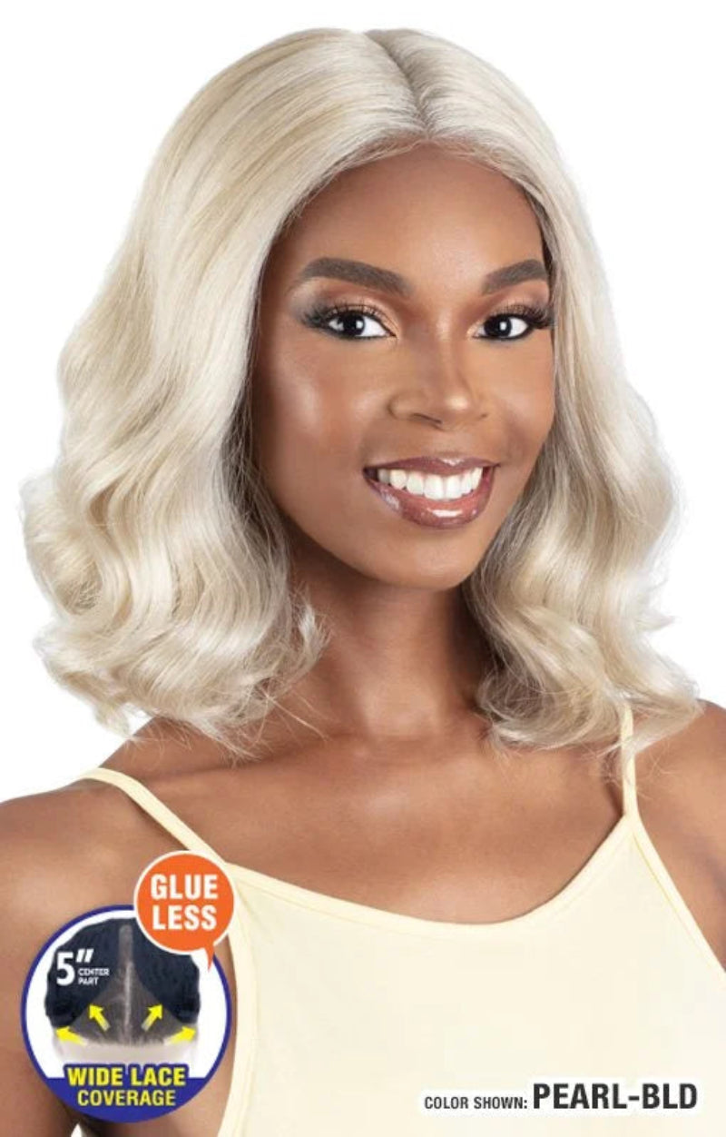 Model Model Glam Mode Glueless HD 5" Wide Deep Lace Part Wig NOVERA