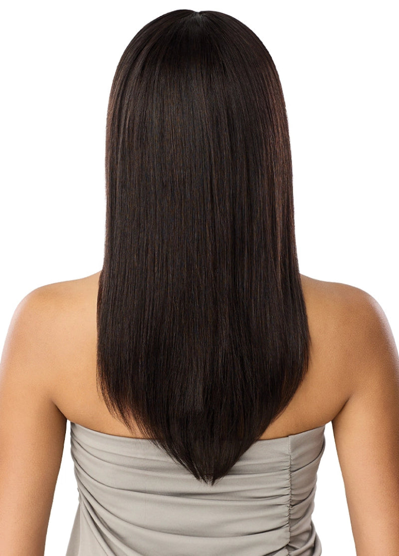 Outre My Tresses Human Hair 13X5" HD Transparent Lace Front Wig STRAIGHT 20