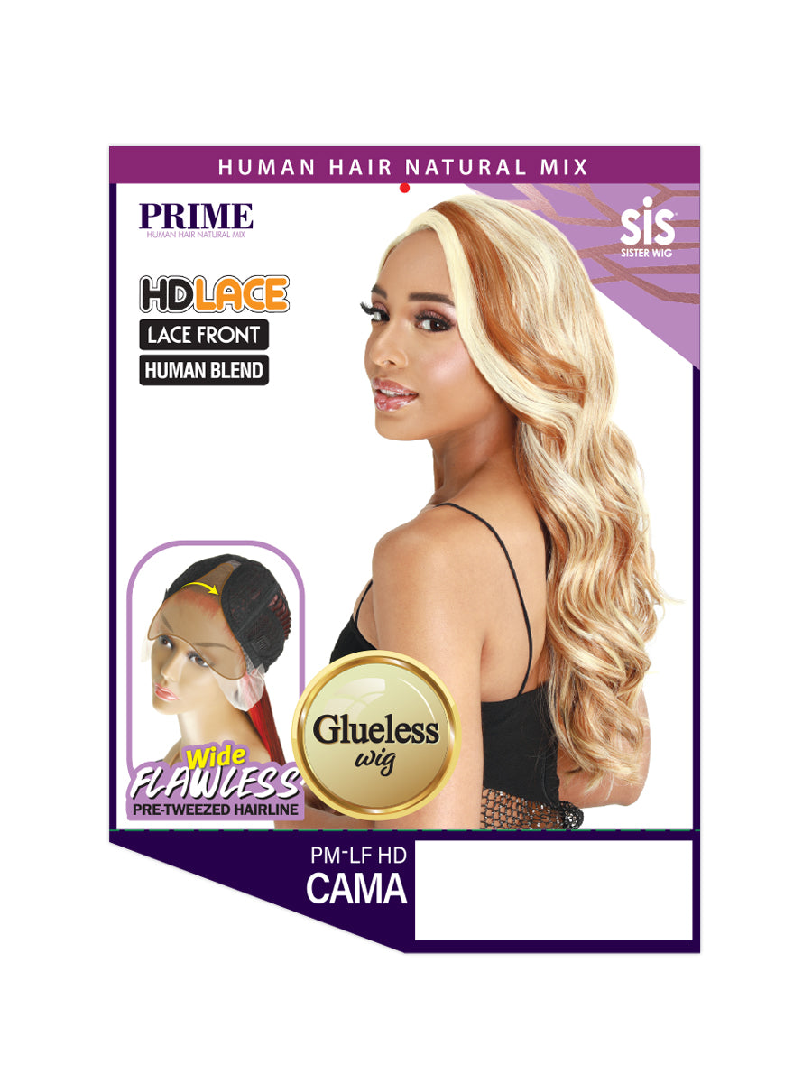 ZURY SIS PRIME HUMAN HAIR NATURAL MIX HD LACE FRONT WIG CAMA