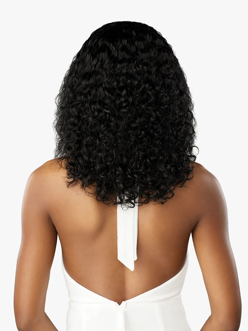 Sensationnel Pearlish Virgin Remy Human Hair 15A Glueless HD 13x4 Lace Frontal Wig ITALIAN CURL 16"