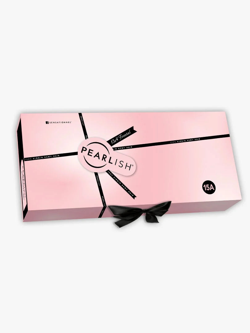 Sensationnel Pearlish Virgin Remy Human Hair 15A Glueless HD 13x4 Lace Frontal Wig STRAIGHT 16"
