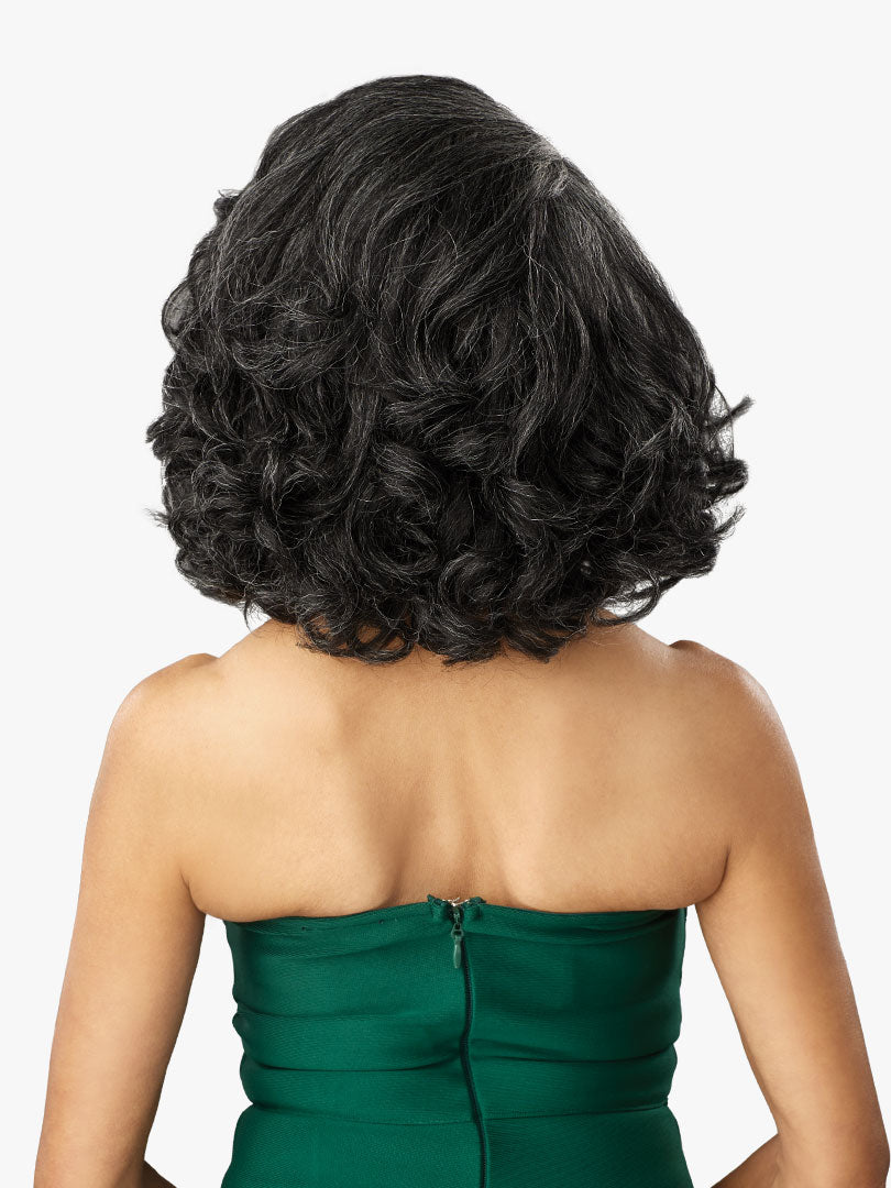 Sensationnel Bare Lace Platinum Glow Glueless Human Hair Blend 13x6 Hand-Made Lace Front Wig JOSEPHINE