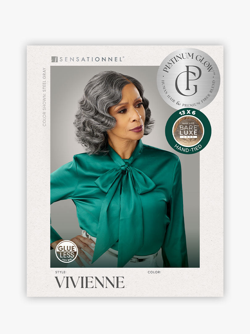 Sensationnel Bare Lace Platinum Glow Glueless 13x6 Lace Front Wig VIVIENNE