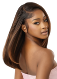 Outre Airtied Glueless Human Hair Blend 13x6 HD Lace Front 100% Fully Hand-Tied Wig SLEEK YAKI 20"