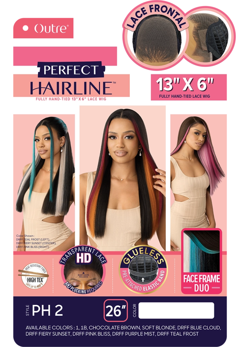 Outre Perfect Hairline Glueless HD 13x6 Lace Front Wig PH 2