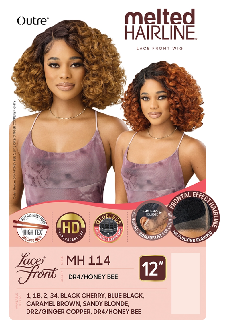 Outre Melted Hairline Glueless HD Lace Front Wig MH 114