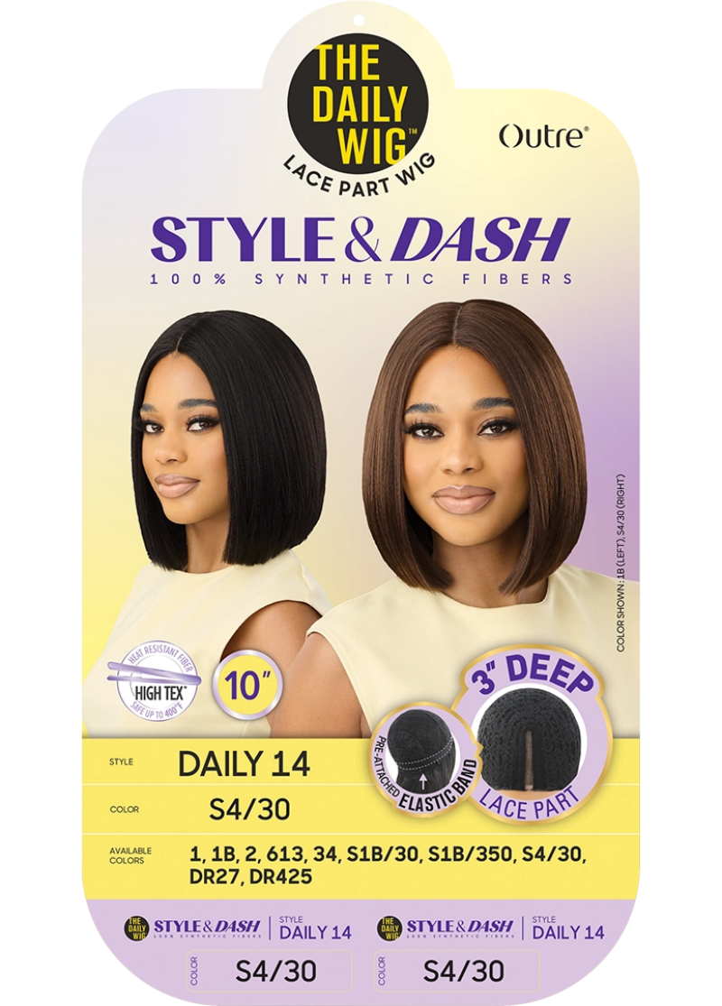 Outre Style And Dash 3" Deep Lace Part Wig DAILY WIG 14