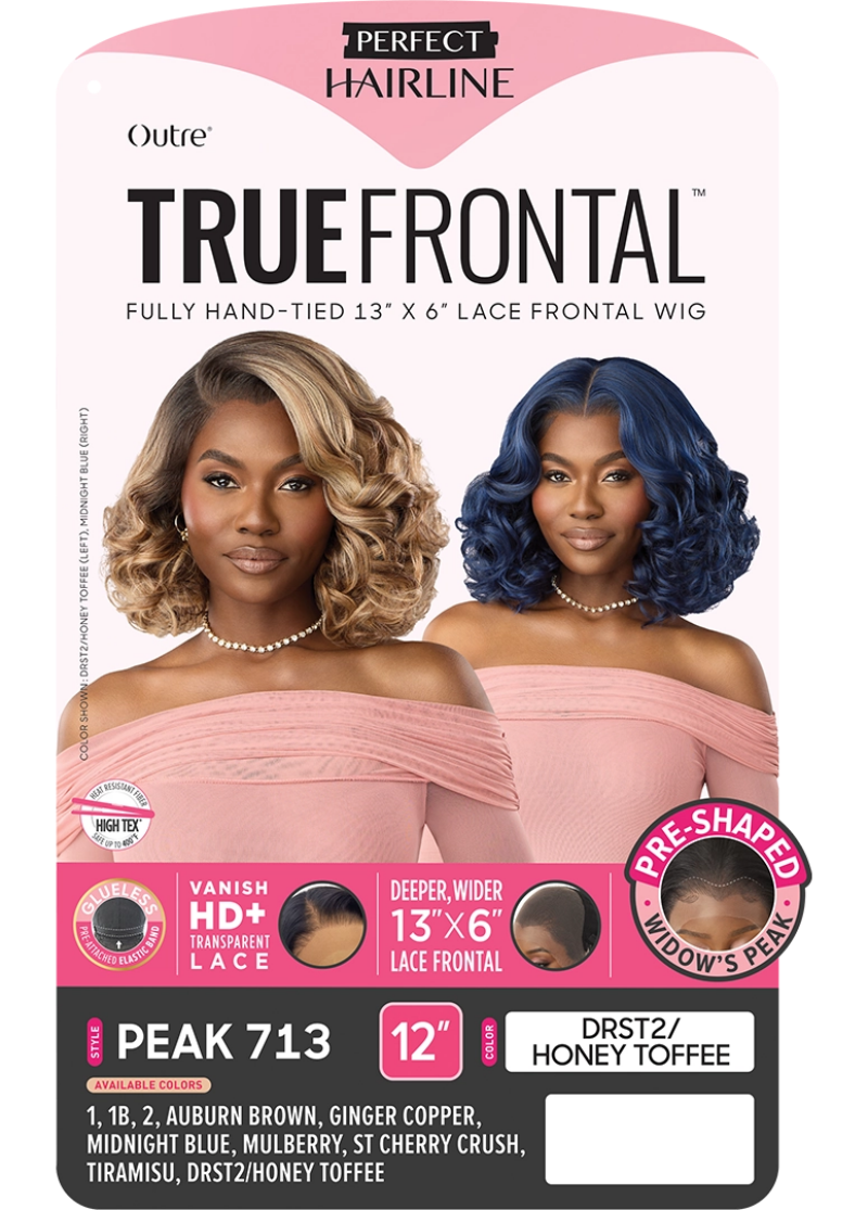 Outre True Frontal Perfect Hairline Glueless 13x6 HD Lace Front Wig PEAK 713