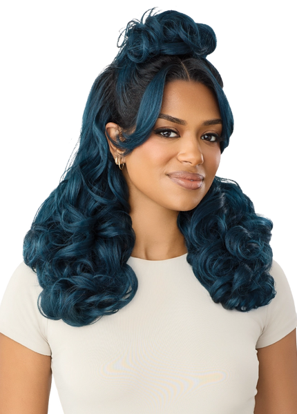 Outre Melted Hairline Glueless HD Deep Lace Part Front Wig MH 128