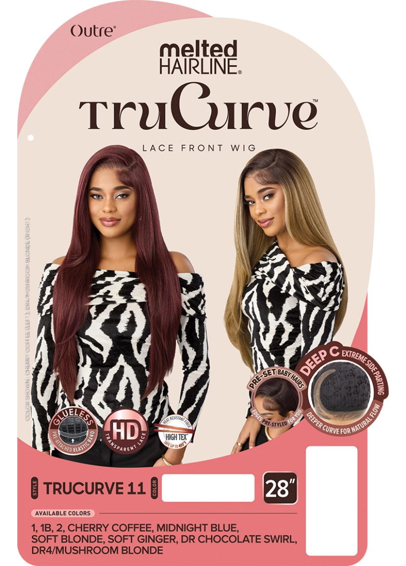 Outre Melted Hairline TruCurve Glueless HD Lace Front Wig TRUCURVE 11