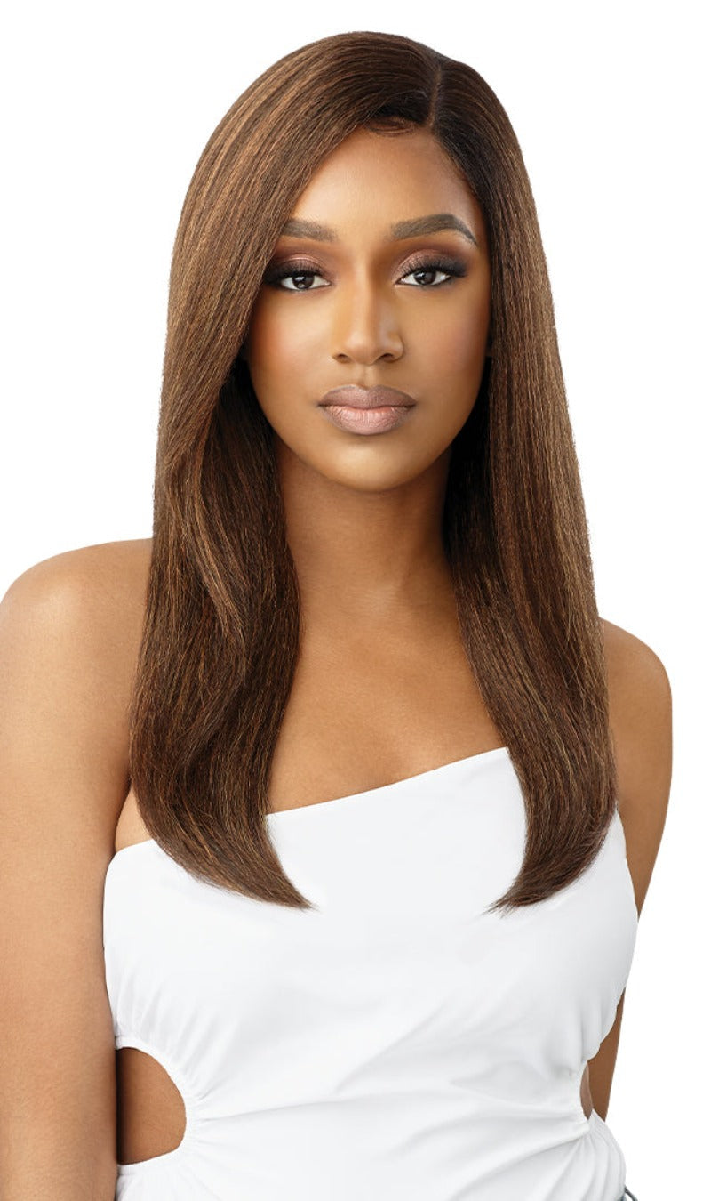 Outre Synthetic Hair HD Lace Front Wig NATURAL YAKI 22" (discount applied)