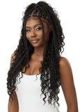 Outre Whole Lace Wig Glueless Pre-Braided Knotless HD Whole Lace Wig BOHO BOX BRAIDS 28"