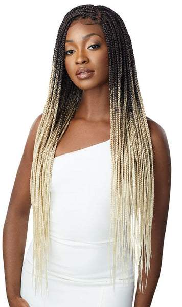 Outre Synthetic Pre-Braided 13X4 Lace Frontal Wig Knotless Square Part Braids (discount applied)