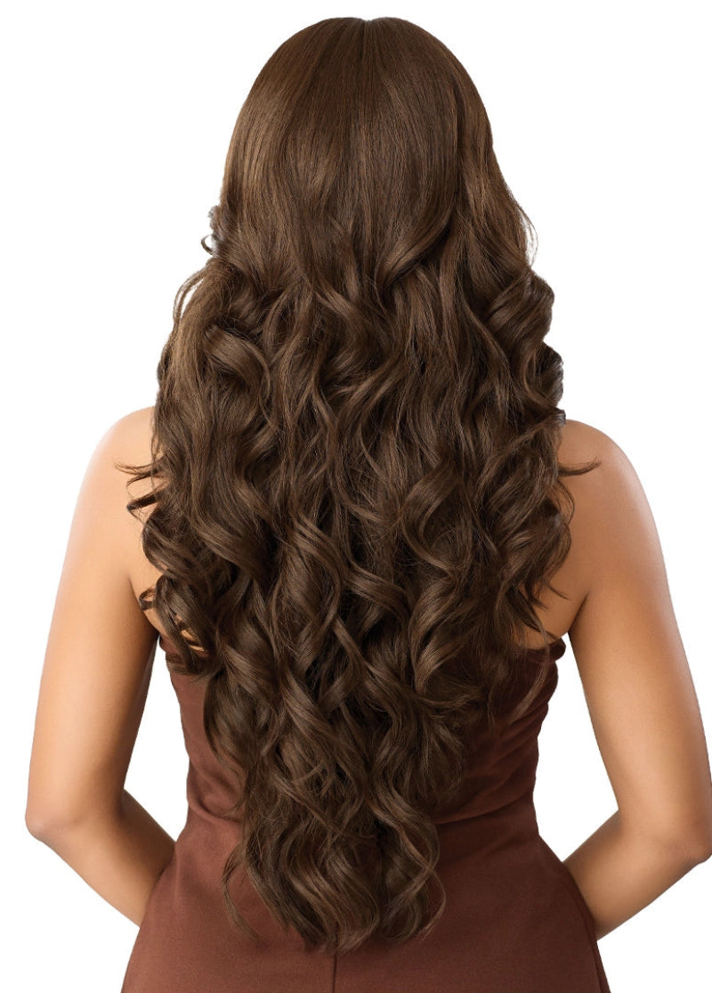 Outre Perfect Hairline Nueblend Human Hair Blend Glueless Flex-Lace 13x6 Lace Frontal Wig BODY WAVE 28"
