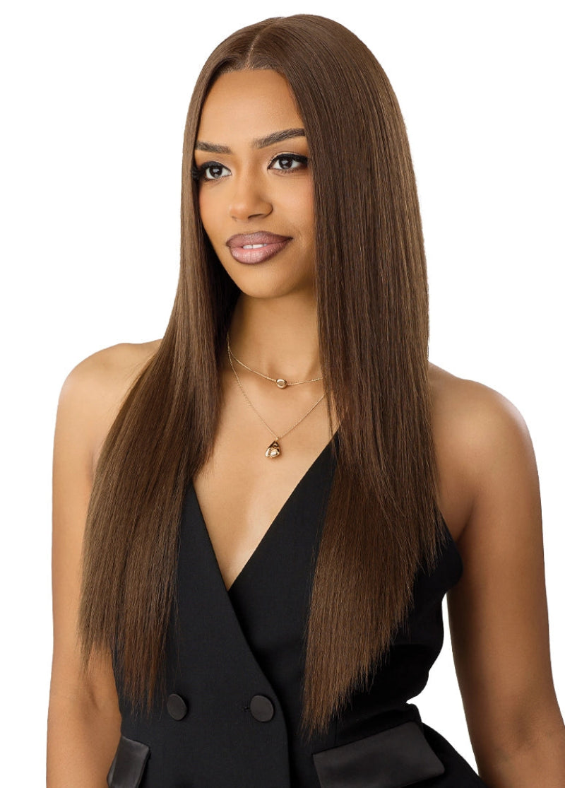 Outre Perfect Haiarline Nueblend Human Hair Blend Glueless Flex-Lace 13x6 Lace Frontal Wig STRAIGHT 26"