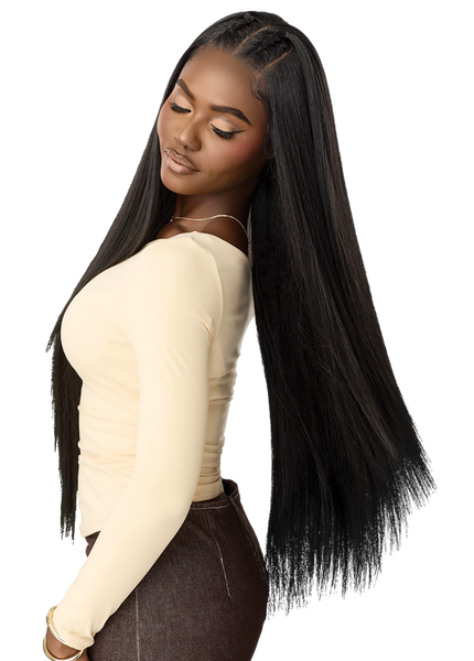 Outre Perfect Haiarline Nueblend Human Hair Blend Glueless Flex-Lace 13x6 Lace Frontal Wig STRAIGHT 34"