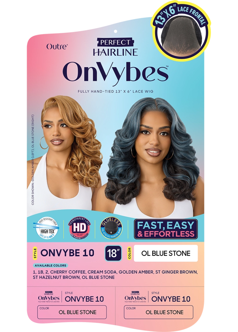Outre Perfect Hairline On Vybes Glueless HD 13x6 Lace Frontal Wig ONVYBE 10