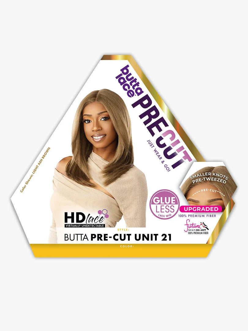 Sensationnel Butta Lace Pre-Cut Glueless HD 5" Deep Lace Part Wig PRE-CUT UNIT 21