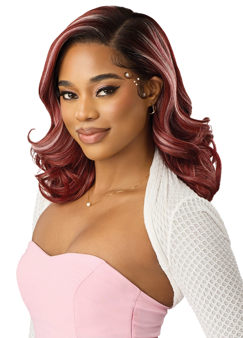 Outre Perfect Hairline Swoop Series Glueless 5" Deep HD Lace Front Wig Y-PART 201