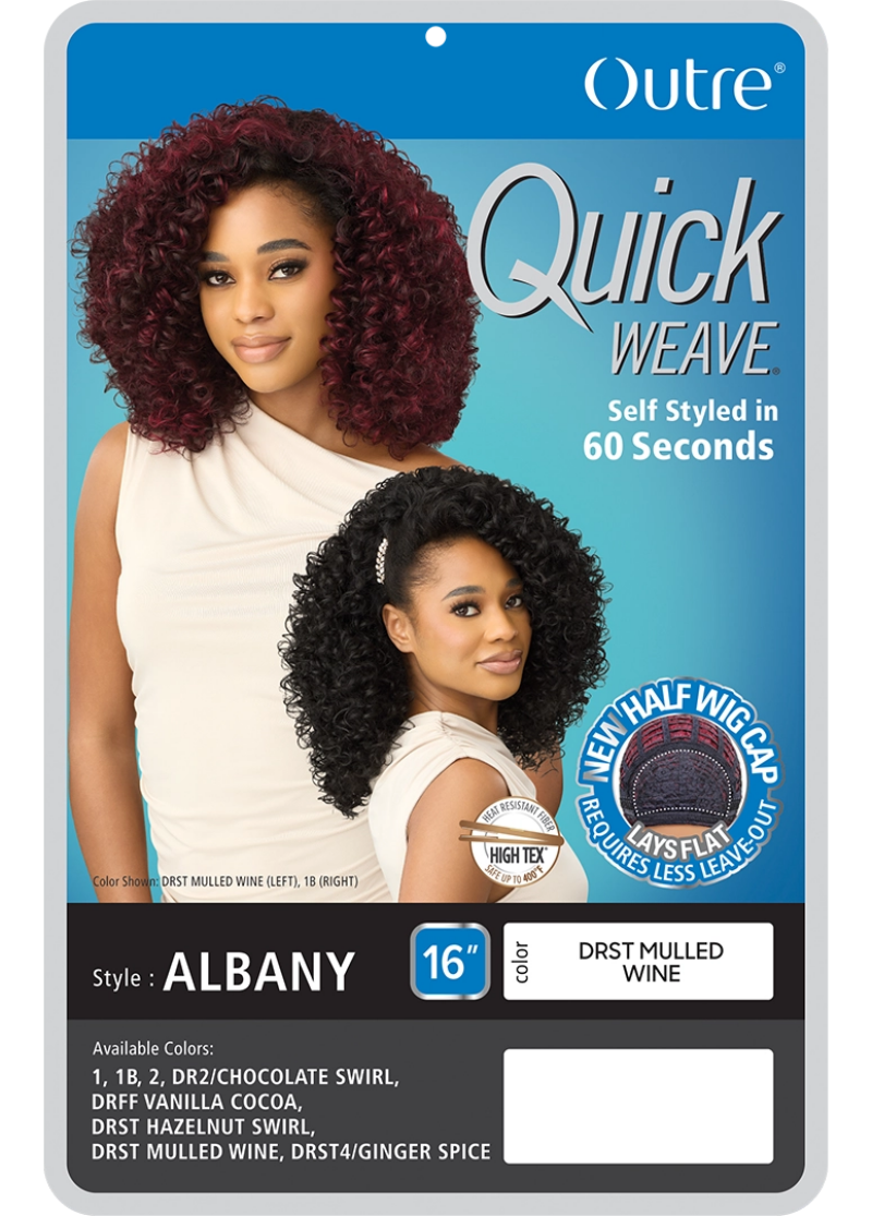 Quick Weave By Outre Half Wig ALBANY