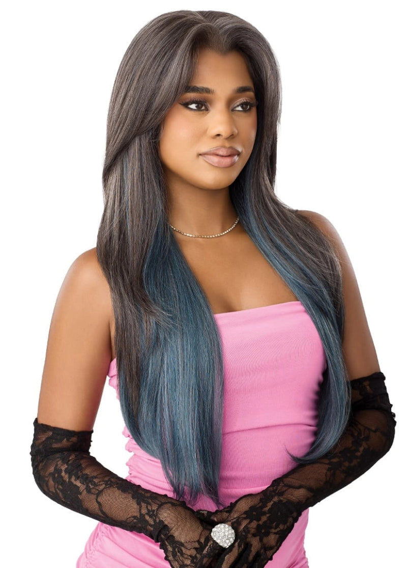 Outre Perfect Hairline True Frontal Glueless Hand-Tied 13x6 HD Lace Front Wig Pre-Shaped PEAK 717