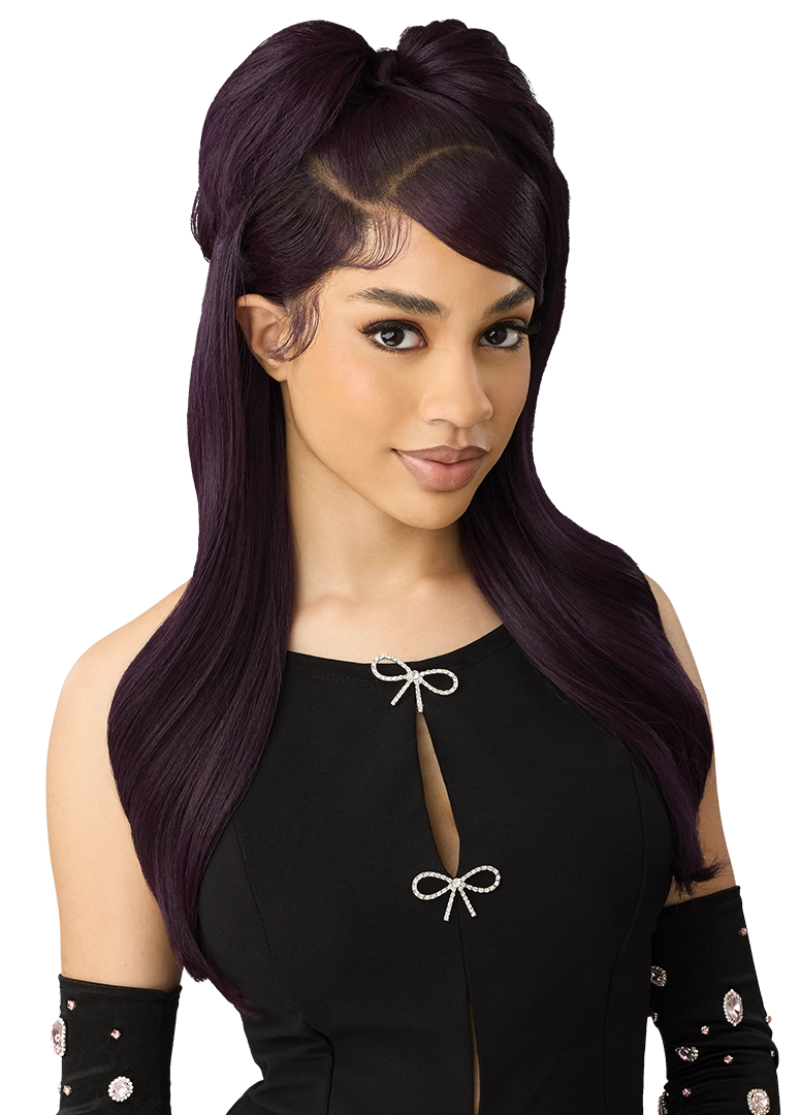 Outre Prefect Hairline True Frontal Glueless 13x6 HD Pre-Shaped Widow's Peak Lace Front Wig PEAK EDGE 708