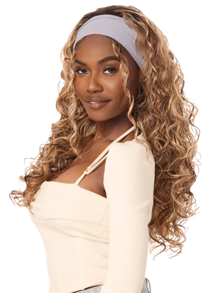 Outre Converti-Cap Drawstring Half Wig CURL HAVEN