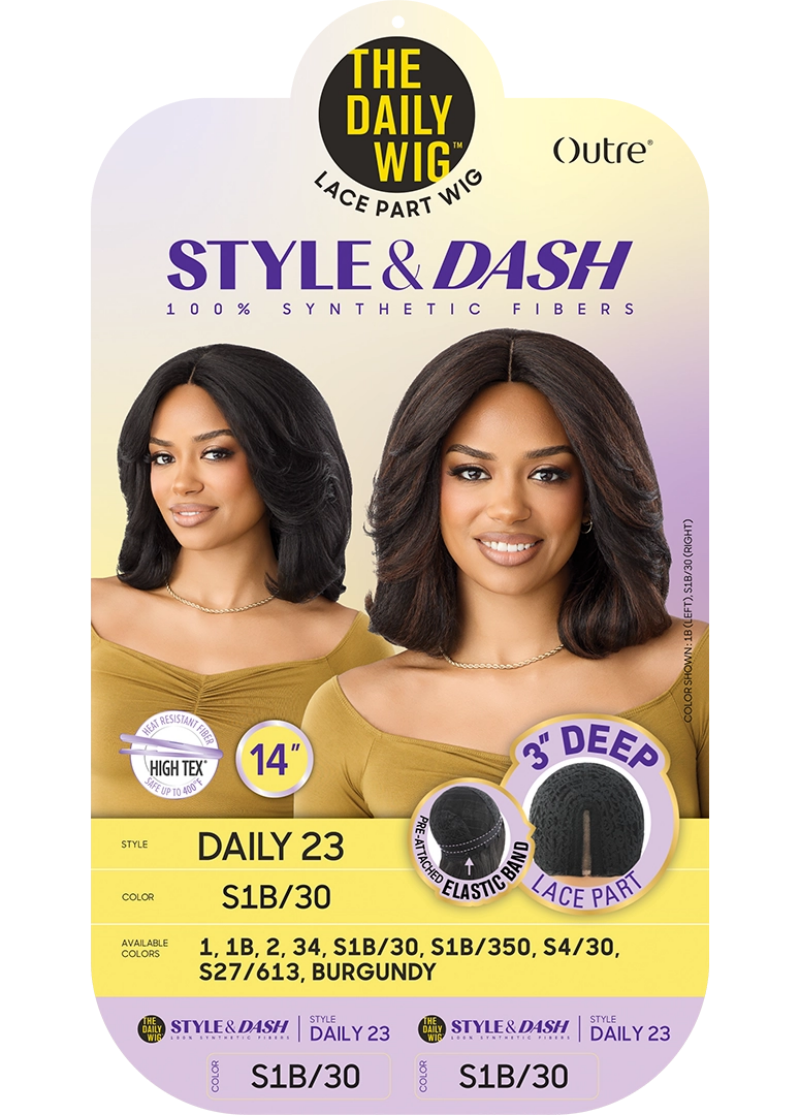 Outre The Daily Wig Style & Dash 3" Deep Lace Part Wig DAILY 23