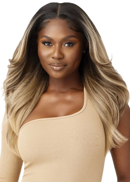 Outre Perfect Hairline Glueless Synthetic Hair 13X6 HD Lace Front Wig KEESHON