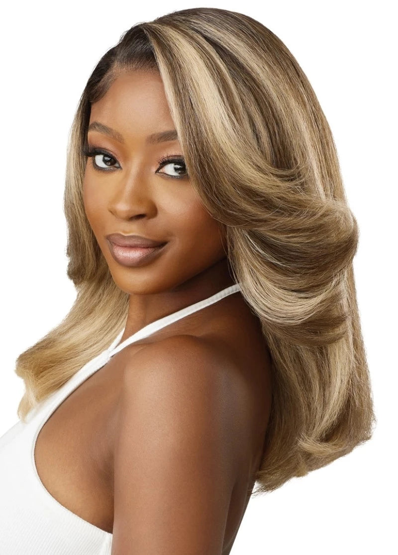 Outre Perfect Hairline Glueless Synthetic 13X6 Fully Hand-Tied HD Lace Front Wig LEOMIE