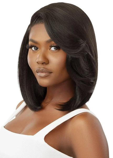 Outre SleekLay Glueless Synthetic Deep C-Part HD Lace Front Wig RUDY