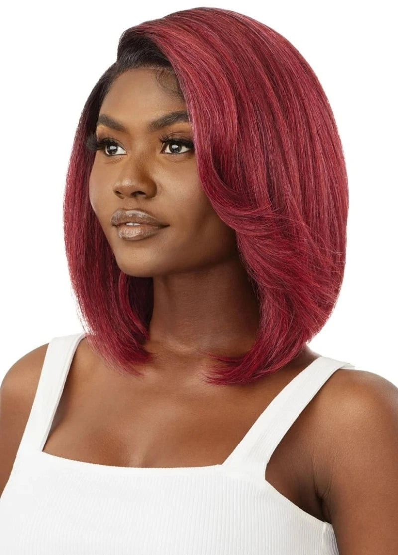 Outre SleekLay Glueless Synthetic Deep C-Part HD Lace Front Wig RUDY