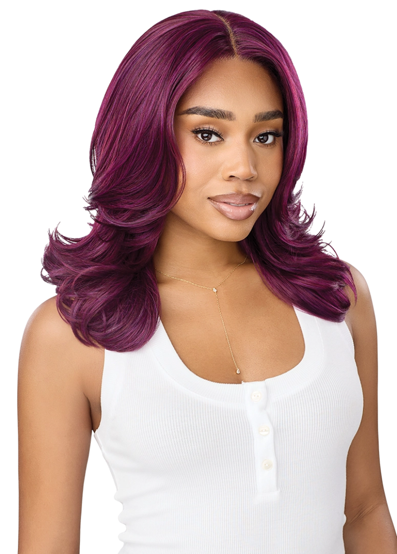 Outre Lace Front Glueless HD Transparent Lace Front Wig ADAIRE