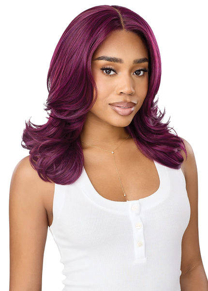 Outre Lace Front Glueless HD Transparent Lace Front Wig ADAIRE