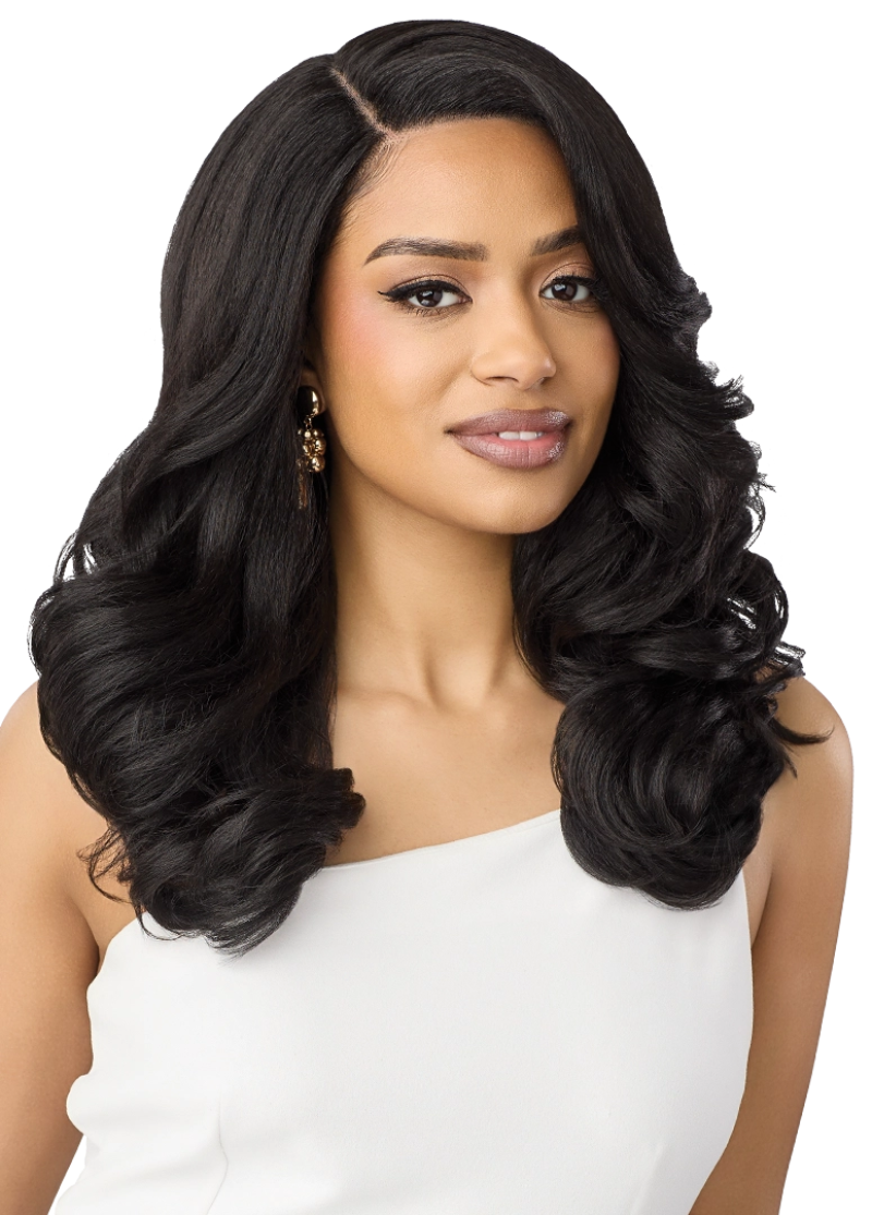Outre Lace Front Glueless HD Transparent Lace Front Wig AMROSE