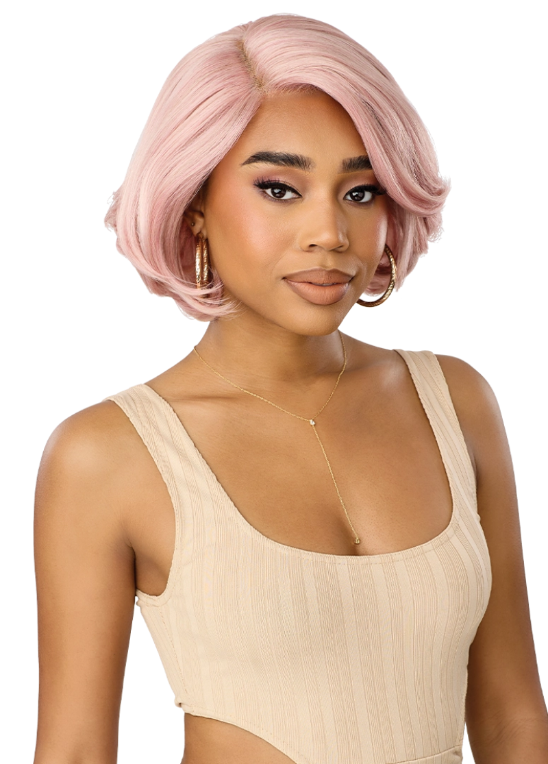 Outre Lace Front Glueless HD Transparent Lace Front Wig MARVINA 10"