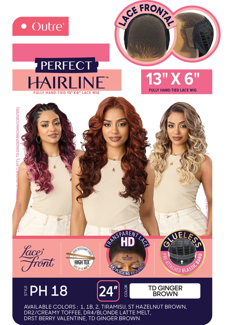Outre Perfect Hairline Glueless HD 13x6 Lace Frontal Wig PH 18