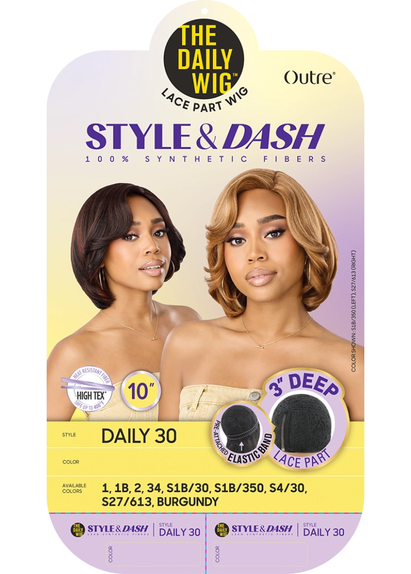 Outre The Daily Wig Style & Dash Glueless Lace Part Wig DAILY 30