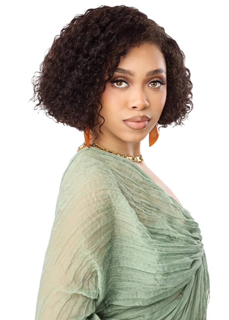 Outre EverRoot 100% Unprocessed Human Hair Half Wig SPANISH WAVES 10"