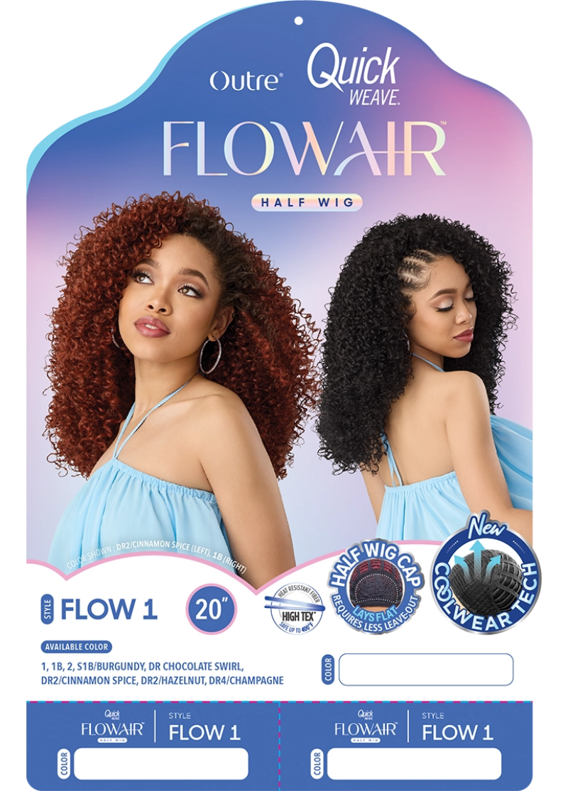 Outre Quick Weave Flow air Half Wig FLOW 1