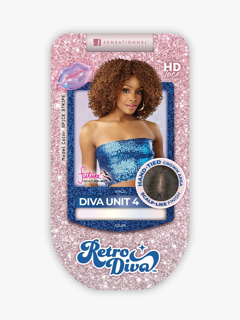 Sensationnel Retro Diva HD Transparent Lace Part Wig RETRO DIVA UNIT 4